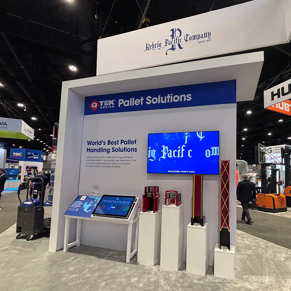 QTEK Pallet Solutions display stand at Modex 2026