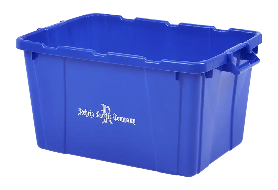 Photo of a 18 Gallon  Huskylite® Recycling Bin - Open Handle