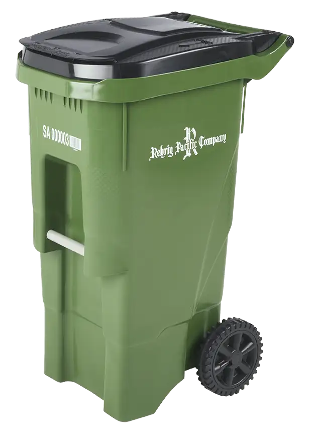Photo of a 100 Liter EnviroGuard Roll-Out Cart