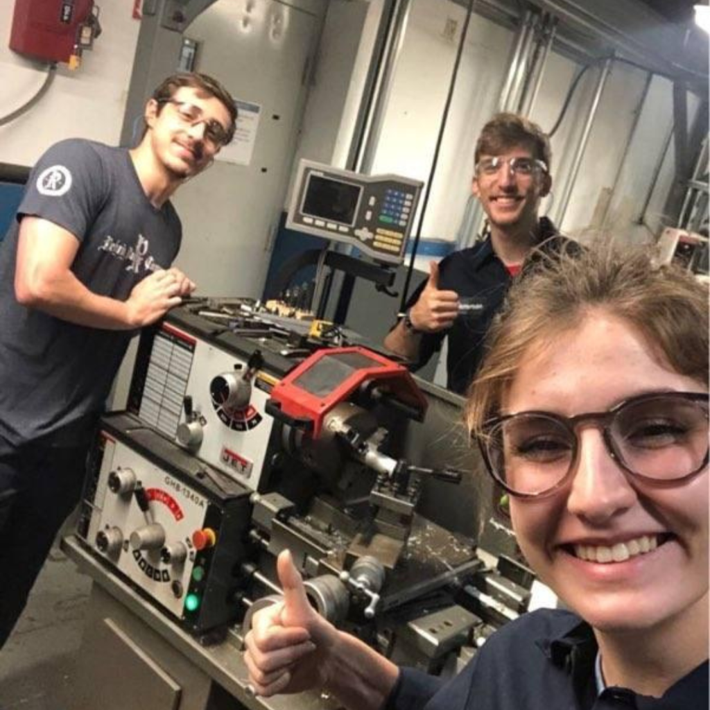 photo of workers and interns