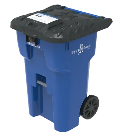 Photo of a 65 Gallon Fully-Automated Bear Resistant Roll-Out Cart