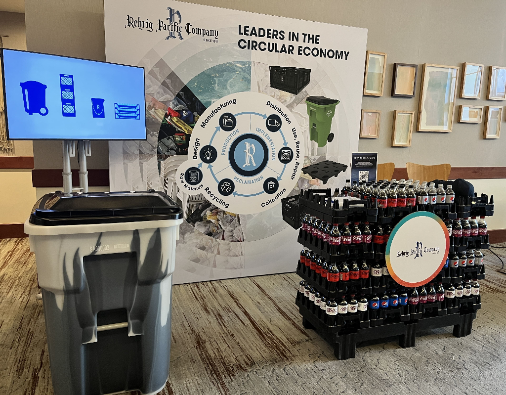 photo of rehrig poster and product examples
