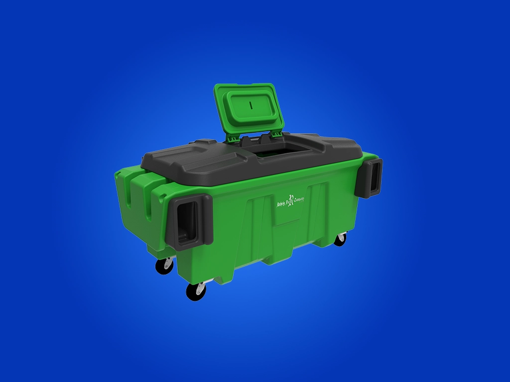 1 Yard Commercial Organic Material Collection Container Rehrig